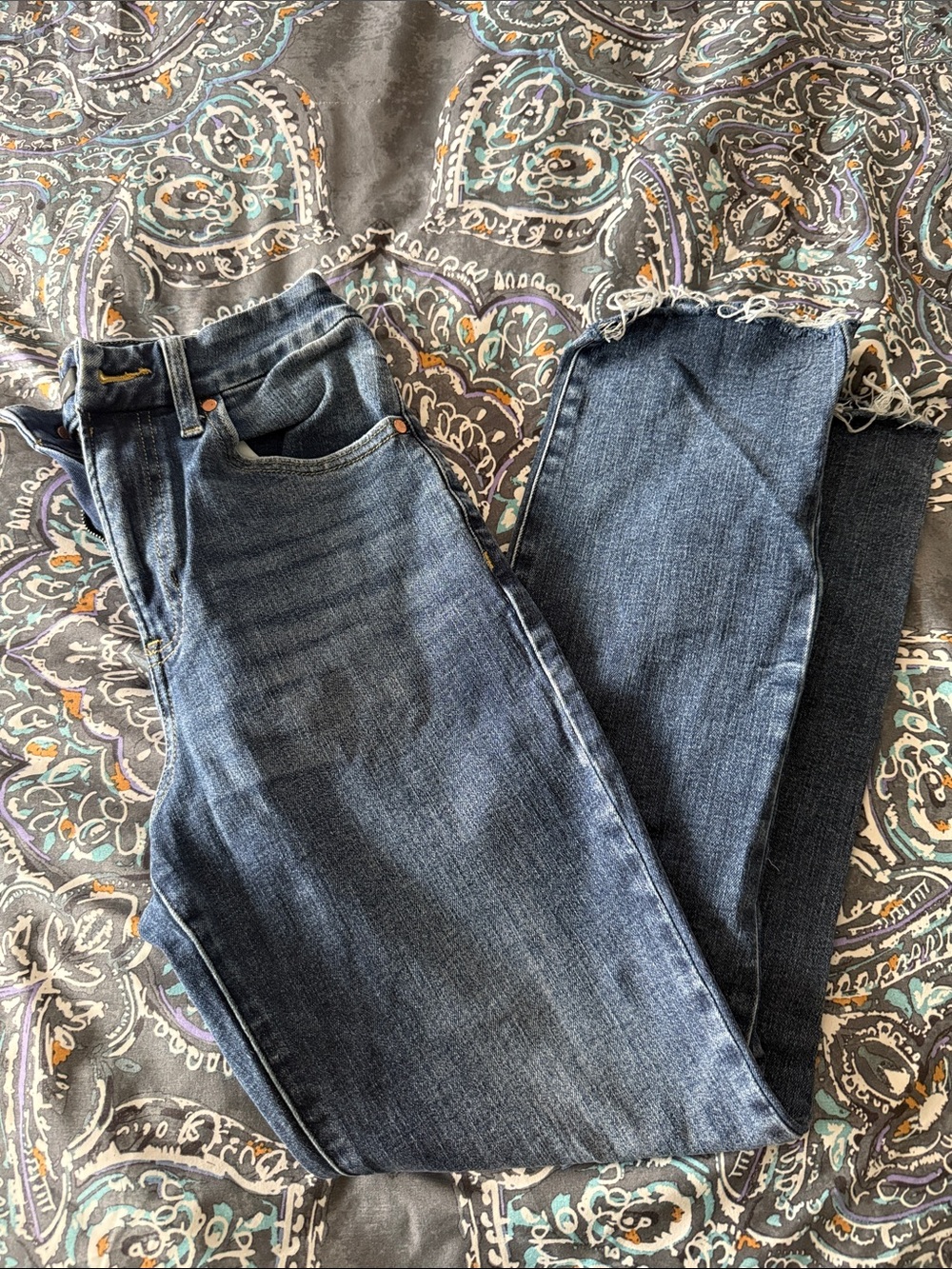 Express High-Rise Women's Dark Blue Jeans